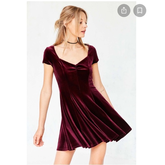 Urban Outfitters Dresses & Skirts - Urban Outfitters Kimchi Blue Velvet Dress